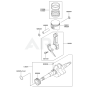 Piston/Crankshaft for KWT20A