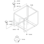 Frame/Coupling for Kawasaki KWT40A