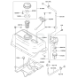 Fuel Tank & Valve for KWT40A