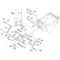 Bucket Link Assembly for Kubota