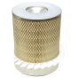 Air Filter with Fins fits Bomag Case Caterpillar Replaces Baldwin PA1636-FN