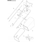 Handle Assembly for Husqvarna LC221RH