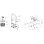 Frame Assembly for Loncin LC25ZB21-1.7Q Pump