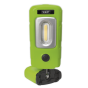 Inspection Lamp Rechargeable 360Deg. 2W COB + 1W LED Green Sealey - LED3601G