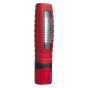 Rechargeable 360Deg. Inspection Lamp 10 SMD LED + 3W LED Red Lithium-ion Sealey Part No. LED360R