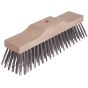 Broom Head Raised Wooden Stock 6 Row 300mm x 70mm by Lessmann - 146.201.00