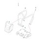 Engine Plate Assembly for Husqvarna LF 130 LT (Petrol) Compactor