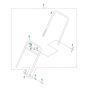 Handle Assembly for Husqvarna LF 130 LT (Petrol) Compactor