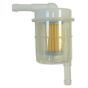 90 Degree Plastic Fuel Filter with (approx.) 8mm Pipe Inlet / Outlet