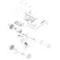 Wheel Assembly for Makita LM004J