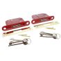 Pair Of 5 Lever Deadlocks C/W 3 keys