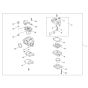 Carburettor for ECHO MB-580
