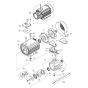 Motor Pump for Nilfisk MC 5M-200/1050