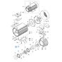 Motor for Nilfisk MC 6P-180/1300