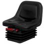 Mechanical Suspension Seat for Mini Excavators, PVC Trim, Adjustable