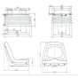 Mechanical Suspension Seat for Mini Excavators, PVC Trim, Adjustable