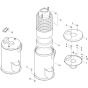 Boiler Assembly for Nilfisk MH 5M