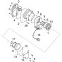 110v Lead Fits Belle Minimix 150 Electric Motor Assembly - 71/0180