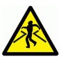 Self Adhesive Label - Danger From Crushing