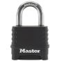 Excell 4-Digit Black Finish Combination 50mm Padlock by Master Lock - M178EURD