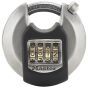 Excell Discus 4-Digit Combination 70mm Padlock by Master Lock - M40EURDNUM