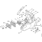Air filter Assembly for Stihl 048 Gasoline Chainsaws