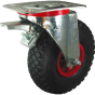 Pneumatic Tyre Braked Castor