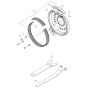 Brush Assembly -1 for Norton Clipper CG125 Floor Grinder