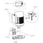 Electric Assembly for Norton Clipper CG252 Floor Grinder