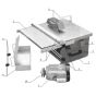 Complete Assembly for Norton Clipper TT 250 G Tile Saw