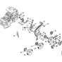 Oil pump & Clutch Assembly for Stihl MS201T MS201TC Chainsaws