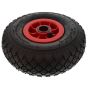 260mm Dia Polypropylene Centre c/w Roller Bearing & Pneumatic Wheel Only