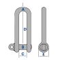 Tested Dee Shackles for Piling
