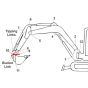 Bush (Position 10) for Kubota KX057-4 Mini Excavators - Replaces RD458 66770