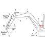 Pin (Position 2) Alternative for Kubota KX016-4 Mini Excavators / Diggers