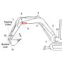 Bush (Position 5 & 6) for Kubota KX057-4 Mini Excavators - Replaces RD551 66630
