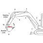 Bush (Position 9) for Kubota KX057-4 Mini Excavator - Replaces RD451 66640