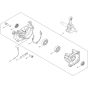 Crankcase for ECHO PPF-236ES