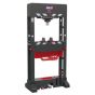 Premier Air/Hydraulic Press 50tonne Floor Type with Sliding Ram and Foot Pedal Sealey Part No. PPF501