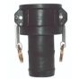 1.1/4" Type C Camlock X Hosetail Polyprop