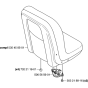 Seat Assembly for Husqvarna