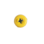 Number Plate Screw Plastic Enclosed Head 4.8 x 18mm Yellow Pack of 50 Sealey Part No. PTNP2