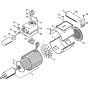 Motor & Switch Box for Stihl