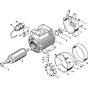 Electric Motor Assembly for Stihl