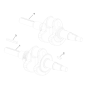 Crankshaft for Kohler RH255