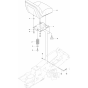 Seat Assembly for Husqvarna Rider 13