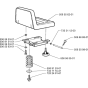 Seat Assembly for Husqvarna 850
