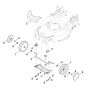 Front Axle & Cover for Stihl Mower