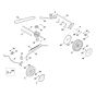 Chassis, Gear Box for Stihl RM 253.2 T Mower