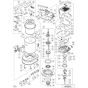 Main Assembly for Hikoki RP250YE